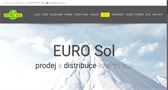 Desktop Screenshot of eurosol.cz